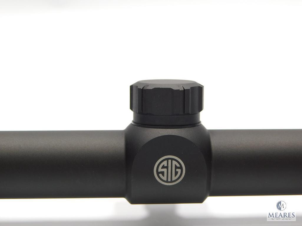 New Sig Sauer 3-9x40mm Rifle Scope Matte Finish and BDC Reticle