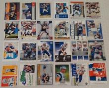 24 Different 2nd Year NFL Football Card Lot 2002 Patriots Tom Brady Elite Inserts Topps Gridiron GK
