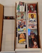 3 Row Sports Card Lot Mostly NFL Football Brady Cam Heyward RC Von Miller Shaq Rookies Stars