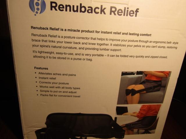 Never Used Renuback Relief