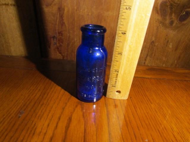 Antique Bromo Seltzer Emerson Drug Co. Cobalt Blue Bottle
