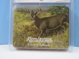 Remington 2 Pocket Knives Ltd Edition Gift w/Tin Sportsman Series in Original Sealed Package