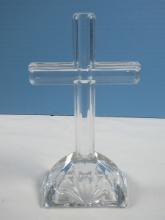 Waterford Crystal Marquis Collection 7" Standing Cross Figurine Retired Piece