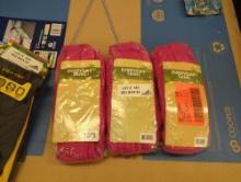 Lot of 3 Packs of Westchester Everyday Tasks Womens Cotton Gloves, size Women?s Med-Large, 3 Pairs
