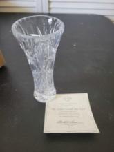 The Lenox Crystal Star Vase $1 STS