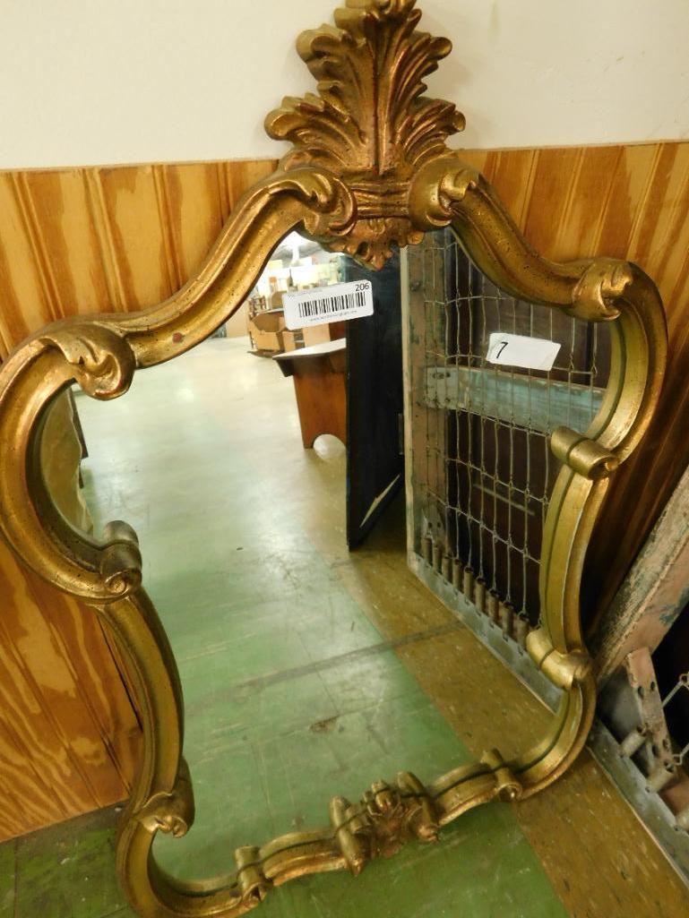 Gold Gilded Mirror