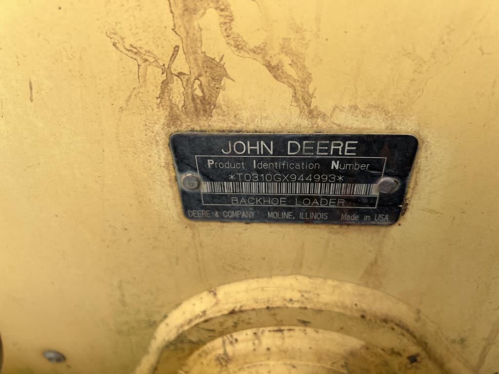 John Deere 310G Backhoe Loader
