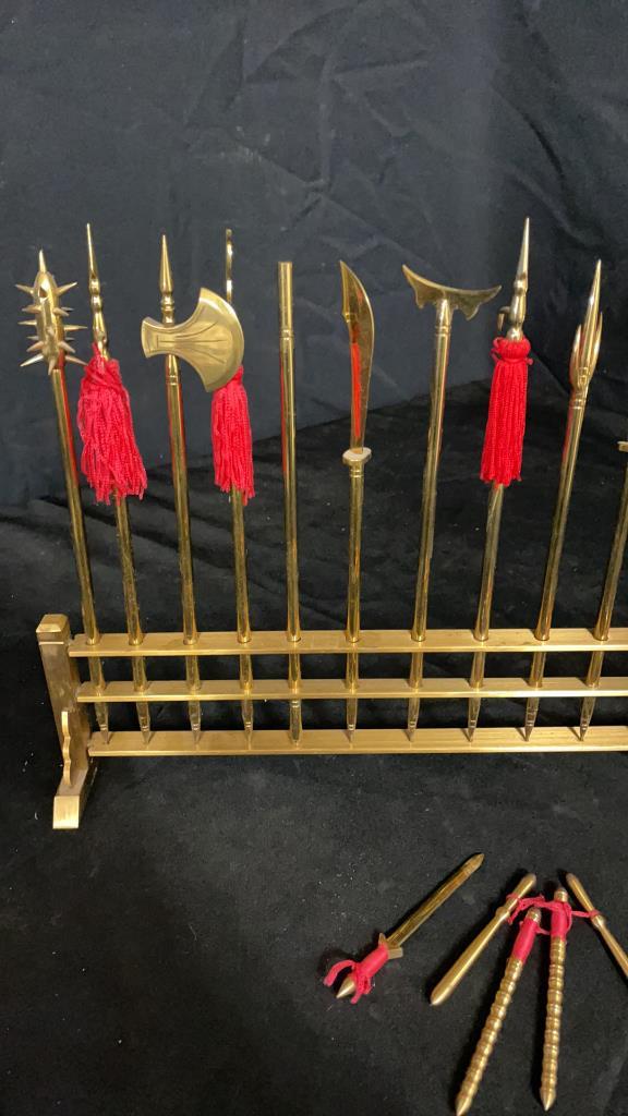 MINI ANCIENT CHINESE WEAPONS DISPLAY