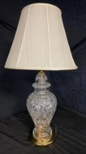 WATERFORD ALANA URN CRYSTAL TABLE LAMP