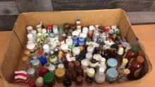 LARGE COLLECTION OF NOVELTY SALT & PEPPER SHAKERS