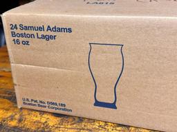 Case of 24 Samuel Adams 16oz Beer Glasses w/ Logo