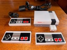 Nintendo Classic Mini Retro Games Model CLV-001 NES Game System w/ Wireless Controllers