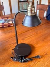 LED Brushed Bronze Desk Lamp