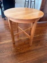 Stickley Oak Side Table w/ Stickley Stamp, Tag and Model, 26in