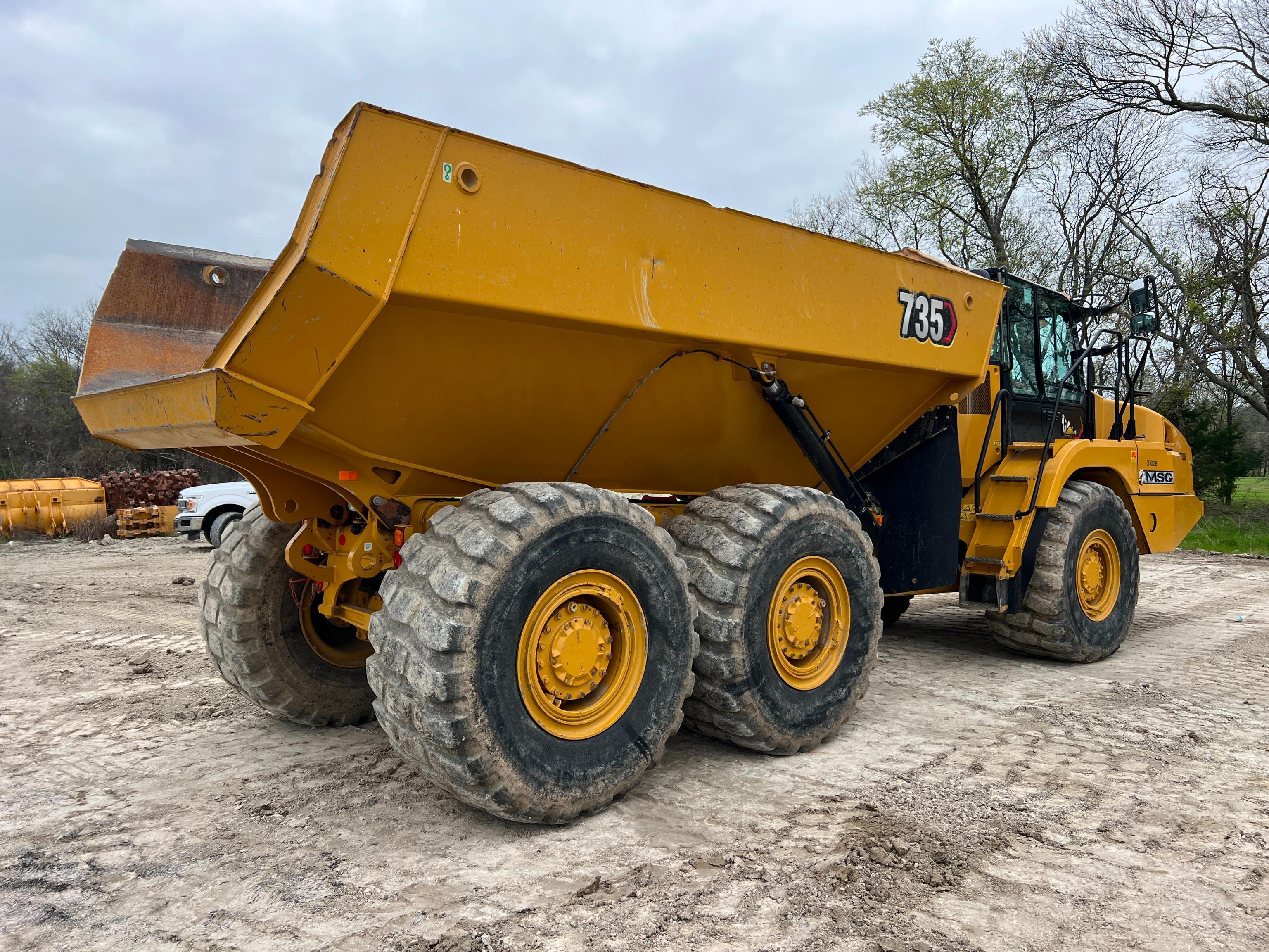 2021 CAT 735 ARTICULATED HAUL TRUCK SN:CAT00735E3T500298 6x6, powered by Cat diesel engine, equipped