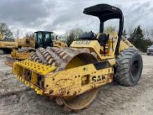 2014 SAKAI SV540T VIBRATORY ROLLER SN:289 powered by Cummins diesel engine, equipped with OROPS,