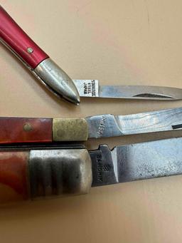 LOT OF 4 DECORATIVE HANDLE KNIVES