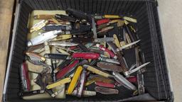LARGE PARTS & PIECES LOT OF VARIOUS POCKET KNIVES