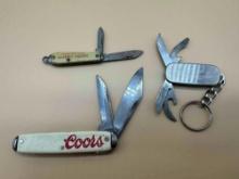 ADVERTISEMENT KEY CHAIN POCKET KNIVES/ MULTI TOOLS