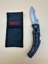 FROST STAINLESS STEEL POCKET KNIFE 3" BLADE