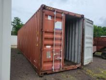 40'X8' RED SHIPPING CONTAINER