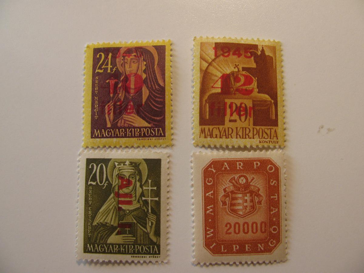 4 Hungary Unused  Stamp(s)