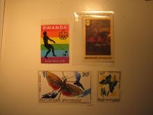 4 Rwanda Unused  Stamp(s)