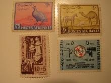 4 Afghanistan Unused  Stamp(s)