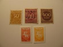 3x Germay & 2xBelarus Unused  Stamp(s)