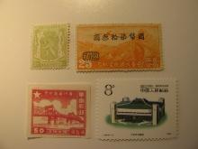 1 Belgium & 3 China Unused  Stamp(s)