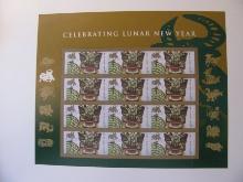Celebrating Lunar New Year Stamp Sheet