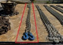 (1) CHAIN,  20' X 3/8", WITH HOOKS