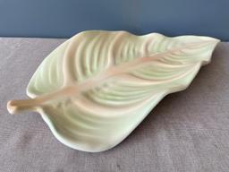 Large Ceramic Leaf Decor Piece