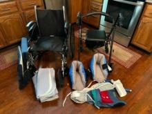 Wheel Chair, Walker and More Convalescent or Injury Items as Pictured
