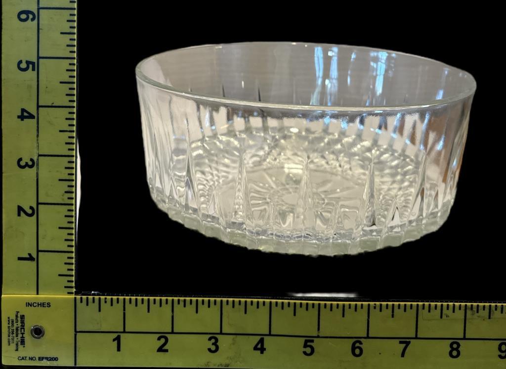 Assorted Glass Items: (9) Votive Candle Holders,