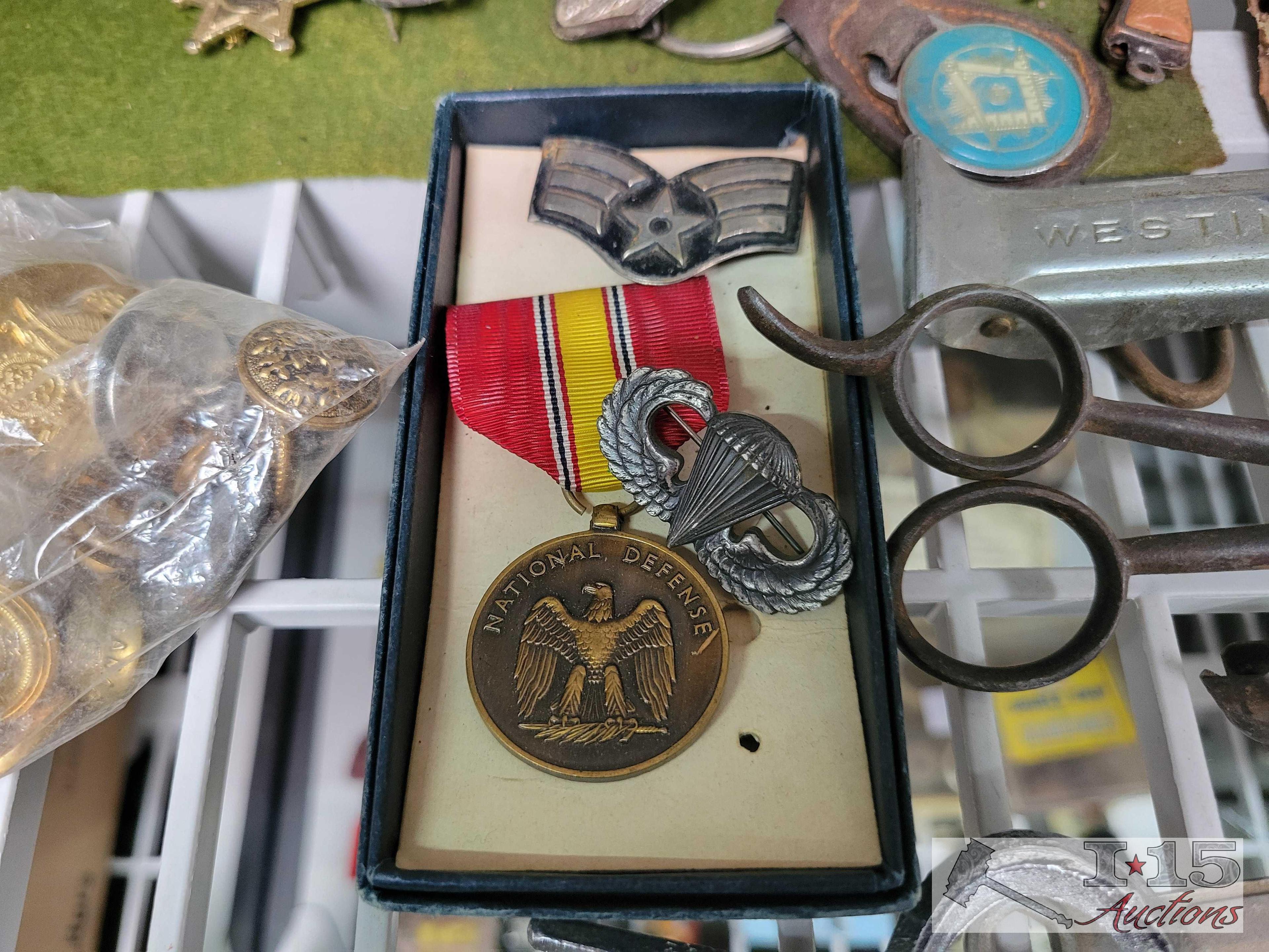 Military Medals, Pins, Patches