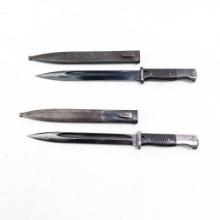 WWII German Combat Bayonet Lot (2) Alcoso Hoster