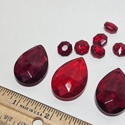 Lot of Red Crystals