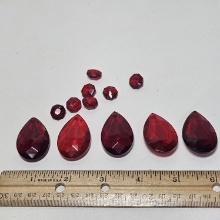 Lot of Red Crystals