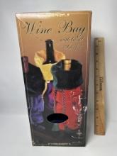 Set of 3 Wine Bags with Tassels in Box