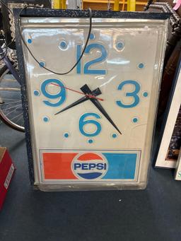 Large Pepsi clock