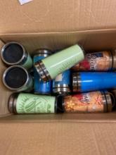 Box full of insulated cups