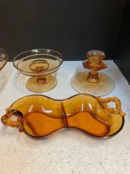 Amber glassware