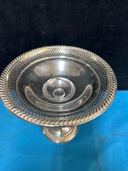sterling silver international compote weighted base 9.1 oz