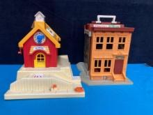 Fisher-Price Little people school and Sesame Street play family