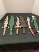 Swords daggers in sheaths