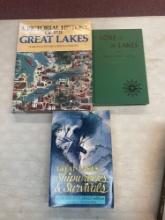 Vintage books about the great lakes