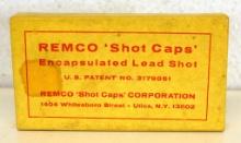 Partial Vintage Two Piece Box of 49 Remco..."Shot Caps" Encapsulated Lead Shot for .38-.357...