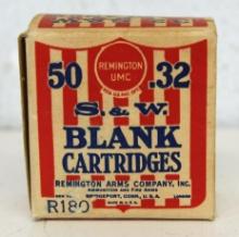 Full Vintage Box Remington UMC .32 S&W Blank Cartridges...