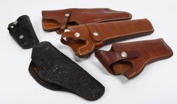 (5) Leather Holsters Various Styles & sizes